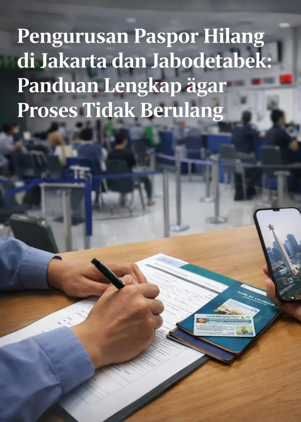 Pengurusan paspor hilang di Jakarta dan Jabodetabek dengan proses pemeriksaan dan antrean imigrasi yang padat