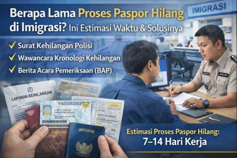 Berapa Lama Proses Paspor Hilang di Imigrasi? Ini Estimasi Waktu & Solusinya