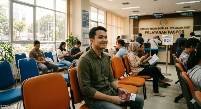 Warga mengurus paspor hilang atau rusak di Kantor Imigrasi sesuai prosedur BAP dan persyaratan tahun 2026