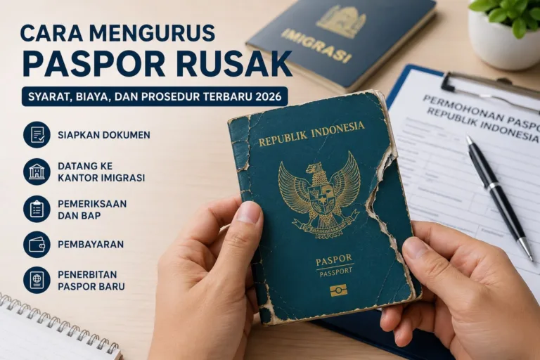 Cara mengurus paspor rusak terbaru 2026, syarat, biaya, dan prosedur penggantian paspor